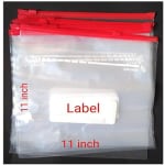 90 Degree Store Zip Lock Bag Zip Lock Pouch Ziplock Zipper Bag Plastic for Freezer Fridge Food Storage Reusable bag 11 x 11 inch
