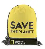 National Geographic Saturn 0.1 L RPET Yellow OneSize STRING BAG (N08904.68)
