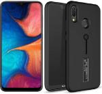 CarryWrap Back Cover for Samsung Galaxy A20 (Black, Dual Protection)