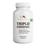 CORE NUTRITION Triple Ginseng Tablets for Energy Booster Supplement - 90 Tablets