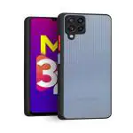 COVERBLACK SAMSUNG F22 4G -SM-E225F Smoke Cover Protective Shockproof Matte Hard Back Case Cover for Samsung Galaxy F22 4G - Black