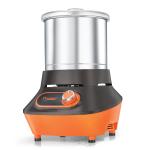 Prestige Vertical PVG 1.5 Wet Grinder with Stainless Steel Drum 200 W, 1.5 L (Black & Orange)