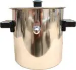 ELATEGIVERS Silver Induction Boiler / Milk Boiler Capacity 1.5 LTR.