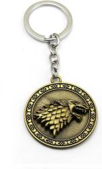 Blue Aura Keycraze Brown Metal Game Of Thrones House Stark Blood And Fire Sigil Fidget Spinner Key Chain