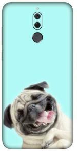 aadia Honor 9i Matte Vinyl Pug Printed Mobile Skin Sticker with Scratch Resistant Lamination