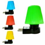 Skytouch Mart Plug & Play Energy Saving led Night Lamp with Plug 0.5w Multicolor (Pack of 4)