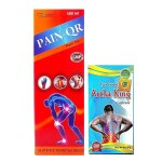Herbshd Ayurvedic PAIN-QR oil & ARTHAKING Capsule For Joint Pain (COMBO PACK )