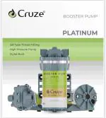 Cruze Platinum Booster commercial Pump, For 100 Gpd Pump for Ro Water Purifier Booster
