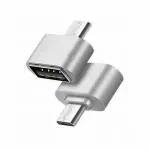 YESWE GADGETS USB Mini Metal High Speed Type B Male to Female OTG Adapter for All Mobiles