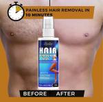 LEETEE Hair Removal Spray for Men Painless Full Body Hair Removal Spray for Chest, Back, Legs, Under Arms & Intimate Area Easy To Use Quick Result Hair Remover Spray - 100ml