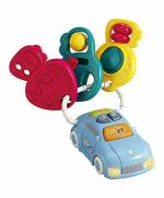 Globular Baby Musical Toy Keys- Baby Car Set Toy Baby Light Up Keys with Sound Light Effect Volume Control Baby Keys Toys