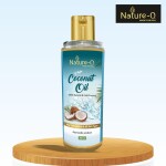 Nature-Q Virgin Coconut Oil 100% Natural & Cold Pressed (200ml) For Hair & Skin |For Men & Women|Ideal For All Skin & Hair|Unleached & Unrefined