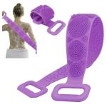 HM EVOTEK Silicon Bath Body Massager Scrubber Douuble Side Belt Bathroom Body Cleaner Scruber Pad AS Like sponges SB-596