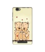 Casotec Teddy Bear Love Design Printed Silicon Soft TPU Back Case Cover for XOLO Era 4G