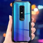 Realcase Blue Silicone, Thermoplastic Polyurethane Bumper Back Cover For Vivo V17 Pro