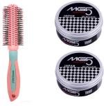 Buy Tya Salon Pink Brush With Japan Hair Wax - 150 G (Set Of 3)