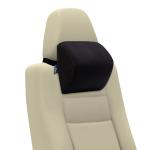 Bekvam Black, Sky Blue Car Headrest Cushion With Dual Fabric Cover, Buckle