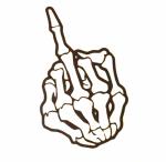 SIMPLY INKED F*ck Off Temporary Tattoo Designer Tattoo for all (Temporary tattoo)