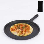 The Indus Valley Pre-Seasoned Cast Iron Tawa with Free Canvas Grip for Dosa/Chapathi | 25.7cm/10 inch, 2kg | Induction Friendly | Naturally Nonstick, 100% Pure & Toxin-Free, No Chemical Coating