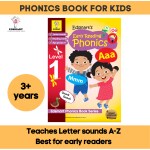 Edsmart English phonics book and game for kids, phonics reader level 1 for 3 years beginners , phonics workbook , phonetic book, Learning Letter sounds A-Z includes dominoes game to add fun in learning