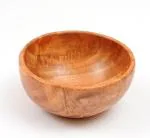Agri Club Neem Wood Bowl (4.6x2.6inch) 1pcs | Kitchen Tools | No Harmful Polish