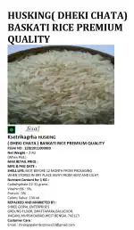 HUSKING (DHEKI CHATA) BASKATI RICE PREMIUM -2KG