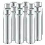 TRM Stainless Steel AQUA WATER 1000 SINGLE Walled Water Bottle 900 ml 12 Pcs