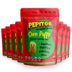 Pepitos Corn Puffs Rajasthani Stuffed Red Chilli Pickle Flavour