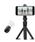 Potasa Lukecage Sy XT 02 Selfie Stick 010 aa Black Bluetooth Selfie Stick Remote Included