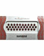 SUNAINA Round Shaped Stick On Forehead Bindi 7 mm (Pack of 3)