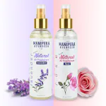 MANIPURA AYURVEDA Organic Rose & Lavender Room Freshener spray (400ml)