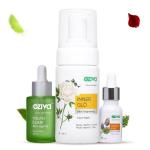 OZiva Youth Elixir Anti-Ageing Ritual (Youth Elixir Face Serum 30 ml + Absolut Even Under Eye Serum 15 ml + Inner Glo Face Wash 100 ml) Combo Pack