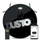 DUSTOR Robotic Vacuum Cleaner with LIDAR Technology, Efficient Mapping, Floor Cleaning, Auto Recharge, Powerful 2280Pa Suction, 110 Min Runtime