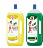 TRAYTEXT 1 Litre Disinfectant Floor Cleaner With Lemon and Jasmin Cleaning Power Liquid Suitable for All Floor Cleaner Mops Kills 99.9% Germs(PACK OF 2)