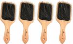 Park Daniel Bamboo Paddle Hair Brush Help Growth And Add Hair Shine (Pack Of 5)