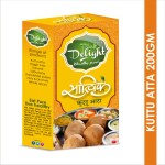 Pink Delight 100% Pure Kuttu Atta| Buckwheat Flour| 1 Kg (200gm x 5 Pack)