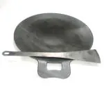 NAAYAGI - TRADITIONAL PURE IRON MADE DOSA / ROTI TAWA - 12 INCH DIAMETER, HANDLE LENGTH EXTRA 2 INCH, CONCACVE DESIGN