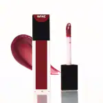 M & U Wine Maroon Red Lip Gloss High Shine Long Wear With Vitamin E