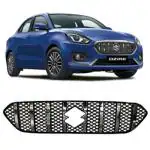 CarSaaz GTR Style Front Chrome Grill Compatible with Swift Dzire Type-3 (2017-2019)