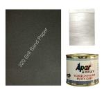 APARSPRAY Scratch filler putty Grey 200 gms 1 putty knife and 320 Grit sandpaper to Fill scratches and dent on car bike