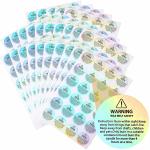Ikalaa Multicolor Paper Wax Melting Safety Stickers (460 Pieces)
