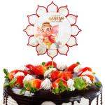 Festiko Ganpati Bappa Morya Cake Topper, Cake Decoration Supplies, Ganesh Chaturthi Decoration Combo
