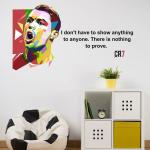 Customscart Large Removable Cristiano Ronaldo Wall Sticker 90 cm
