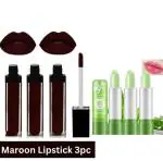 MADNIKA Non-Transfer Long Lasting Maroon lipstic And Aloe Vera Natural Changing Colour-A1