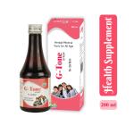 SBS G-Tone Syrup - Health Supplement for Energy and with added Immunity - 200ml