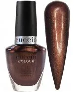Cuccio Brownie Points | Shimmer Nail Polish | 13ml | Long Lasting, Glossy, Vegan | Paraben Free | No Yellowing | FREE from Harmful Chemicals