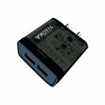 Royal Mobisol The Way of Success Transparent Wall Charger | 3.5 Amp. Swift Charge | 5-Watt Dual USB Port Adapter | Compatible for All iOS and Android Devices