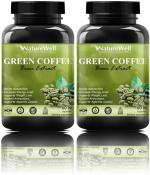 Naturewell Green Coffee Bean Extract 800Mg For Weight Loss Capsule, 60 Capsules Each (Pack Of 2)