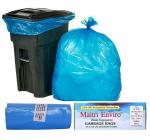Maitri Enviro Oxo Biodegradable Plastic Garbage Bags Roll (Large) Size 24 inch x 26 inch 4 Rolls (72 Bags) (Blue)