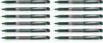 Pilot Hi-Tecpoint V7 Grip Fine Point Liquid Ink Pen | Tip Size - 0.7 MM | Dimpled Rubber Grip with Unique Dimple Tip Technology | Ink Colour - Green | Pack of 3